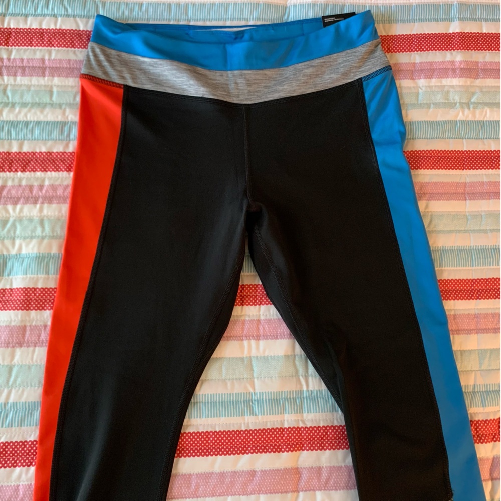 Nike One Midrise Colorblock Women's Leggings Size L